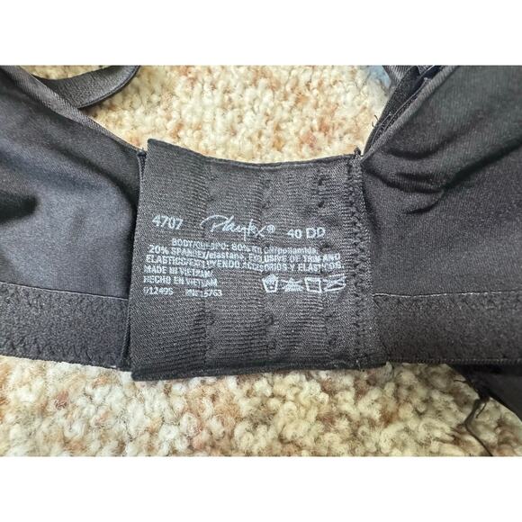 PLAYTEX Bra size 40 DD; Black; No Underwire; Lightly Padded;  NWOT - Picture 4 of 4